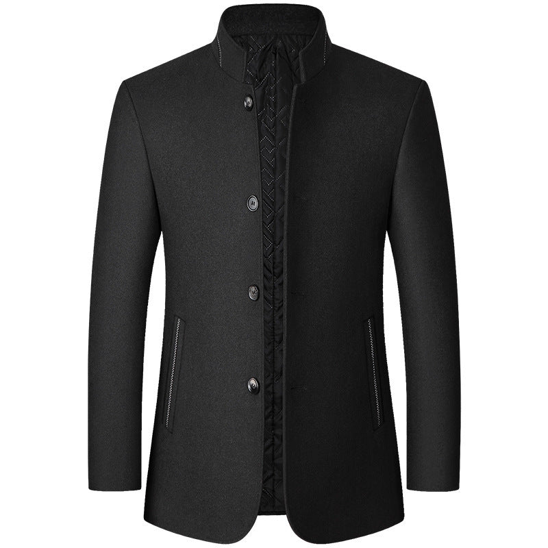 FEDERICO™ | Cappotto lungo in lana al tatto per uomo