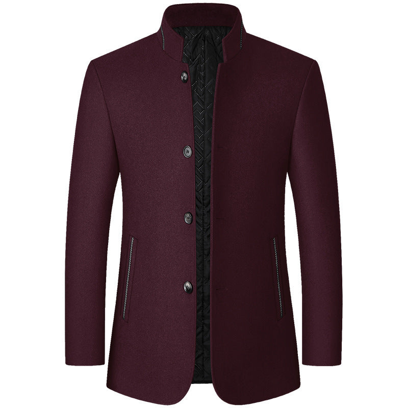 FEDERICO™ | Cappotto lungo in lana al tatto per uomo