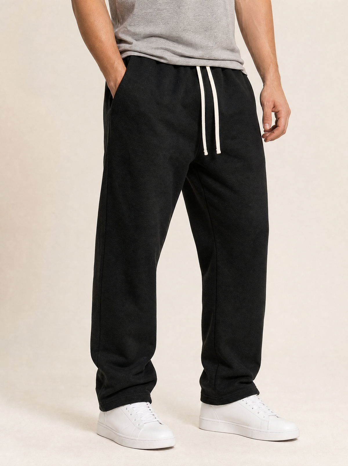 Pantaloni tuta uomo felpati