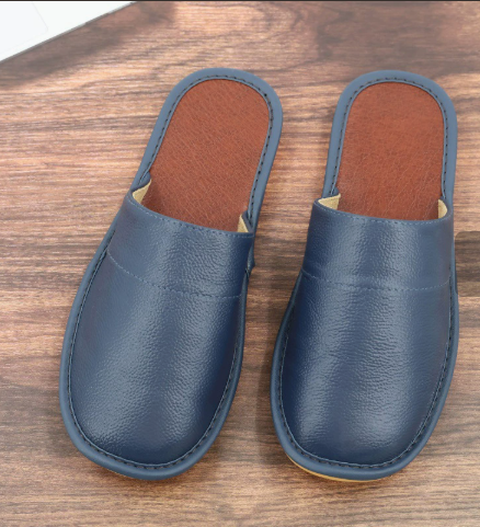 FEDERICO™ | Pantofole uomo in pelle morbida – per casa ed esterno