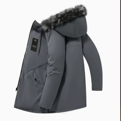 FEDERICO™ | Parka uomo antivento – fodera in peluche, cappuccio rimovibile