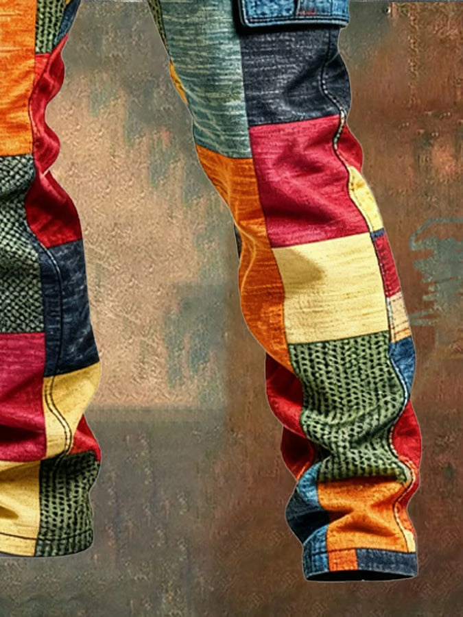 FEDERICO™ | Pantaloni cargo da uomo in patchwork