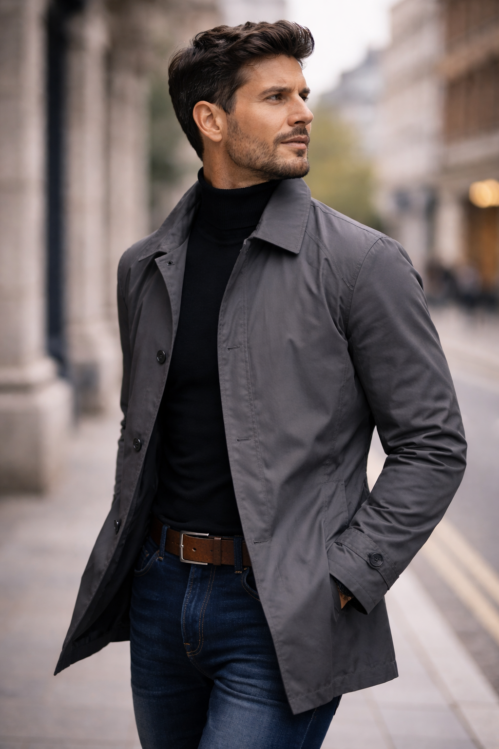 FEDERICO™ | Cappotto trapuntato con bottoni