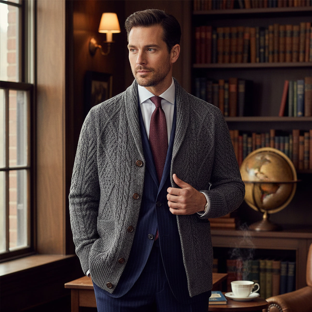 FEDERICO™ | Cardigan con bottoni frontali