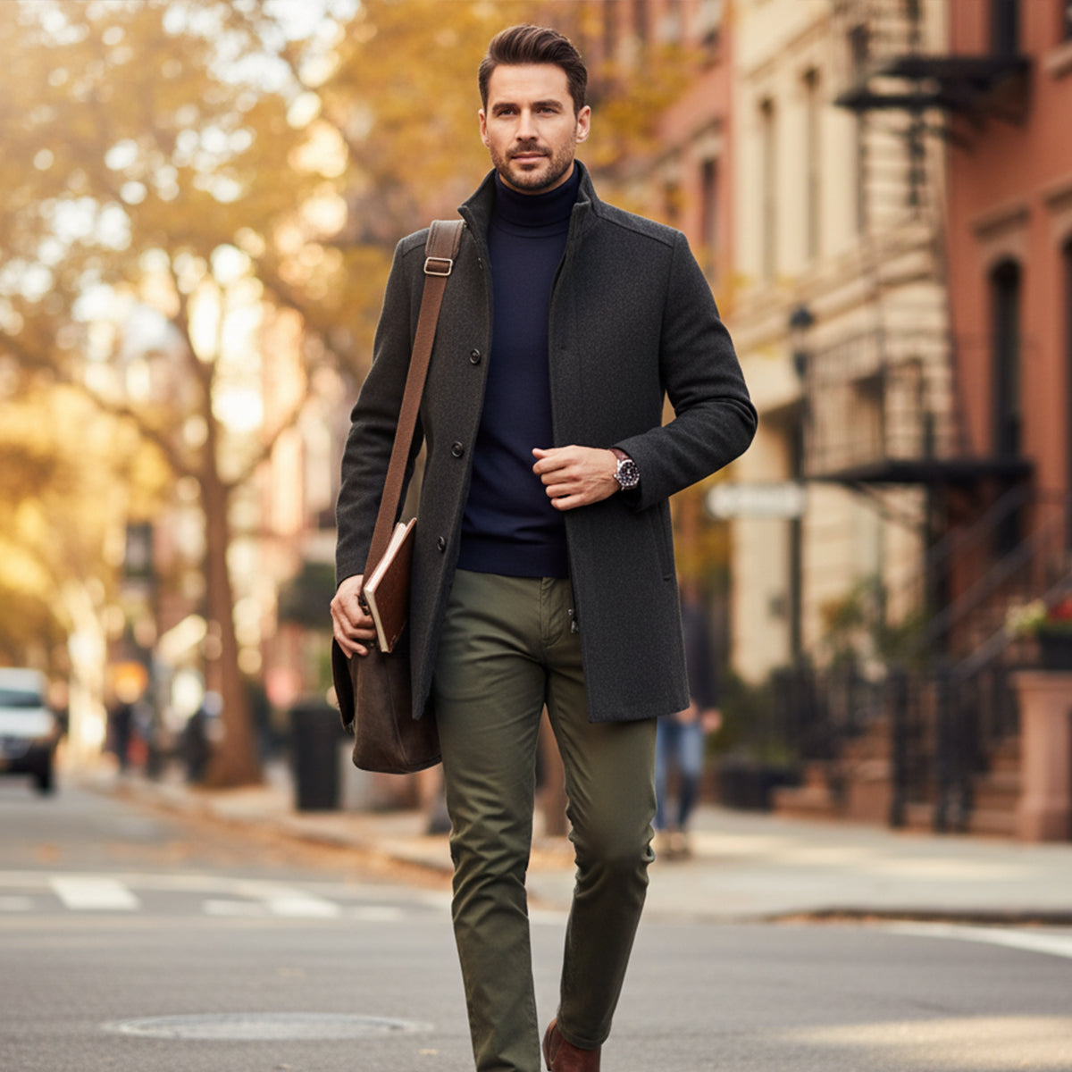 FEDERICO™ | Cappotto uomo elegante in misto lana – struttura sartoriale