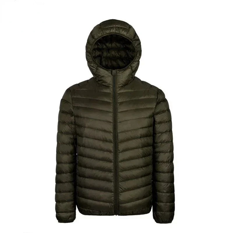 FEDERICO™ | Giacca piumino uomo in piumino d'anatra – taglio affusolato