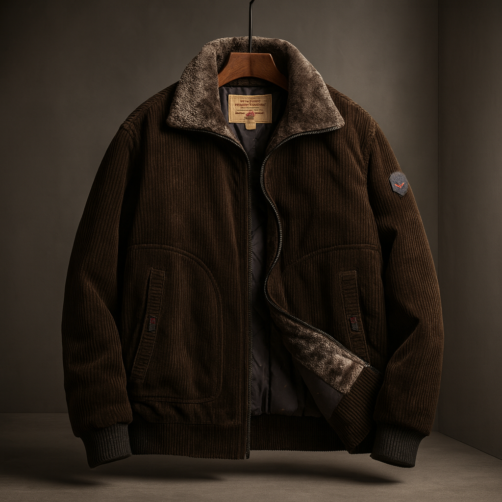 FEDERICO™ | Giacca aviatore uomo in cotone – vestibilità strutturata