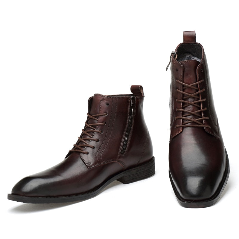FEDERICO™ | Stivali uomo in vera pelle – design classico e robusto