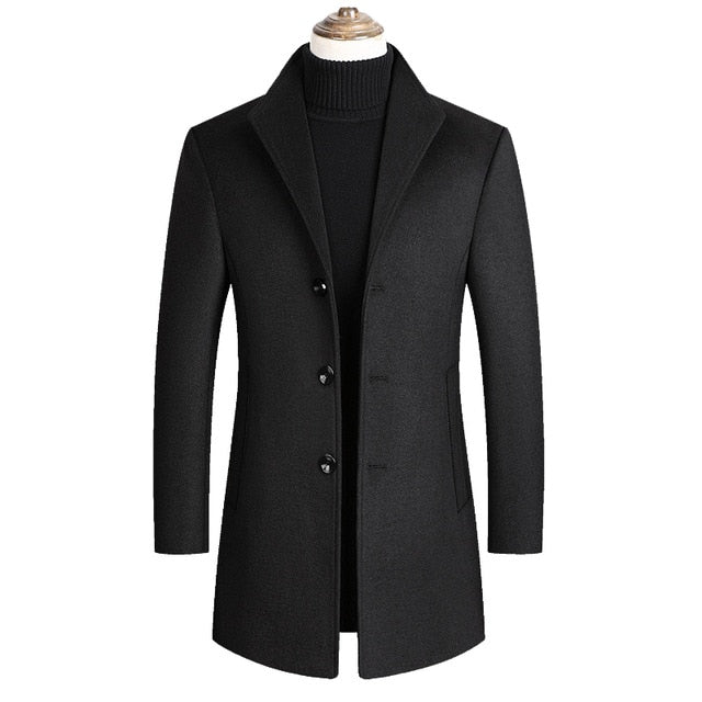 FEDERICO™ | Cappotto uomo in lana – peso adatto a tutte le stagioni