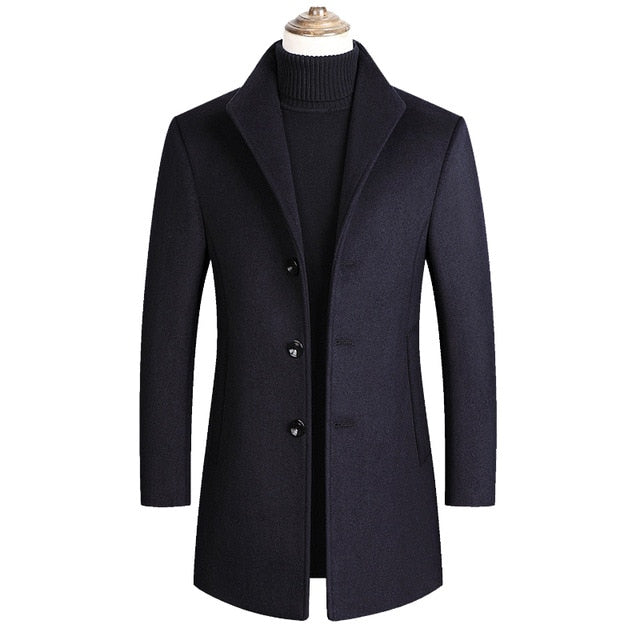 FEDERICO™ | Cappotto uomo in lana – peso adatto a tutte le stagioni