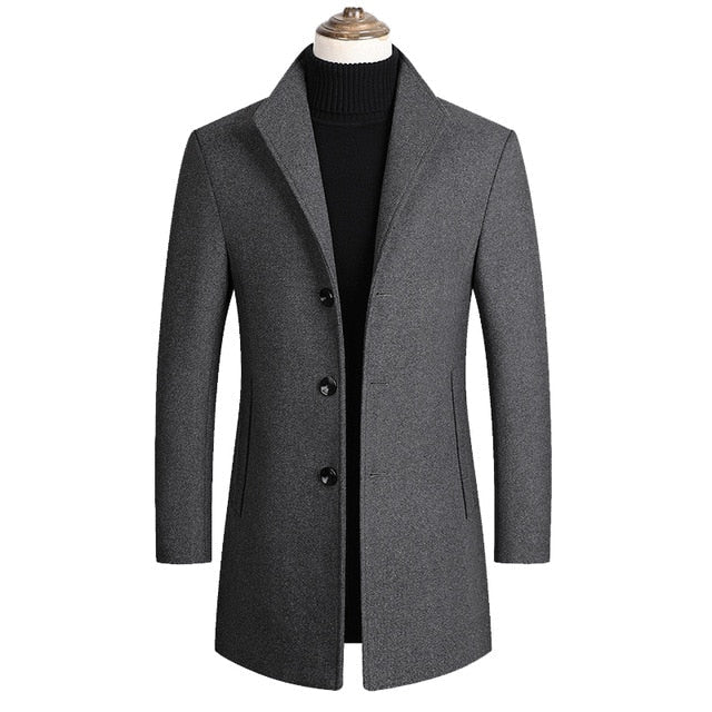 FEDERICO™ | Cappotto uomo in lana – peso adatto a tutte le stagioni