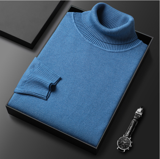 FEDERICO™ | Maglione Premium da Uomo a Collo Alto in Tinta Unita
