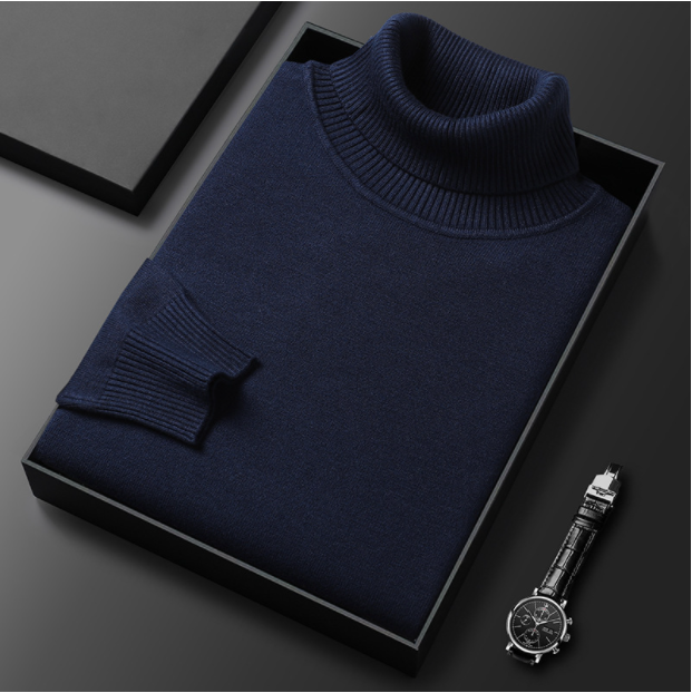 FEDERICO™ | Maglione Premium da Uomo a Collo Alto in Tinta Unita