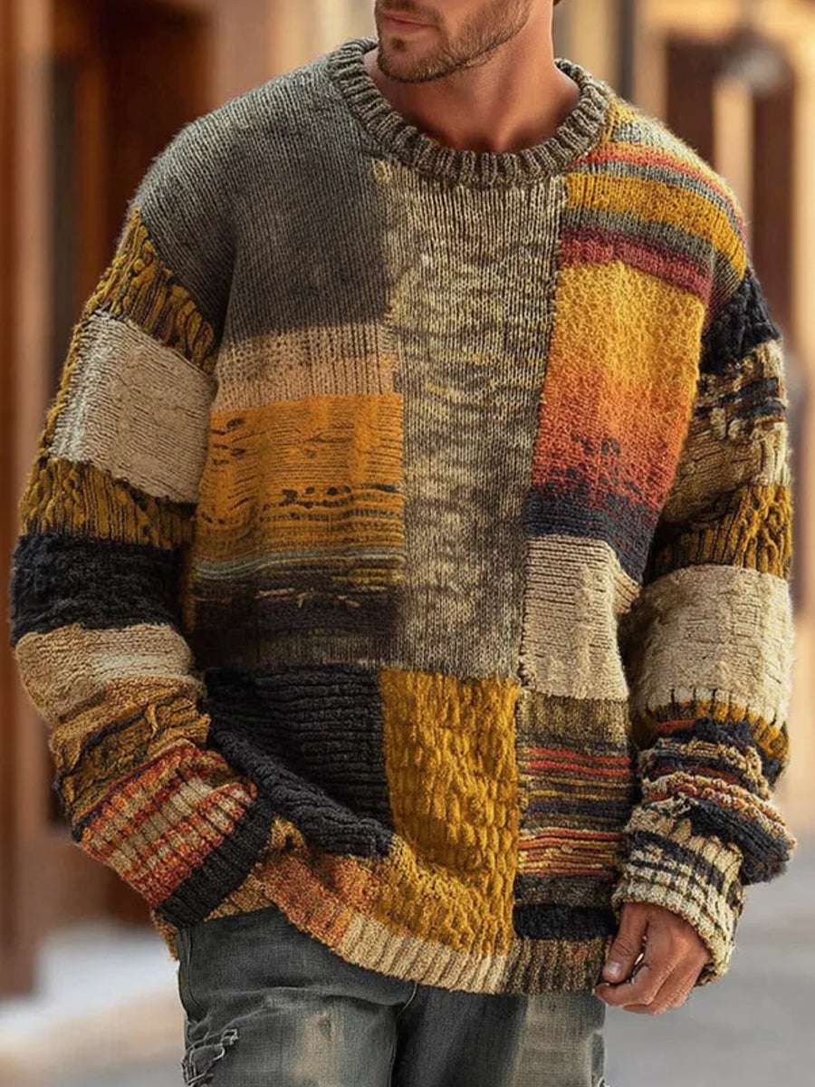FEDERICO™ | Maglione con stampa astratta