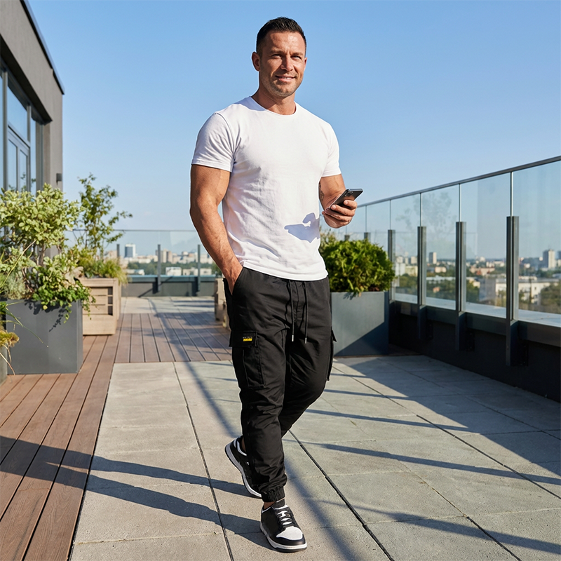 FEDERICO™ | Joggers cargo da uomo – vita con coulisse e vestibilità affusolata