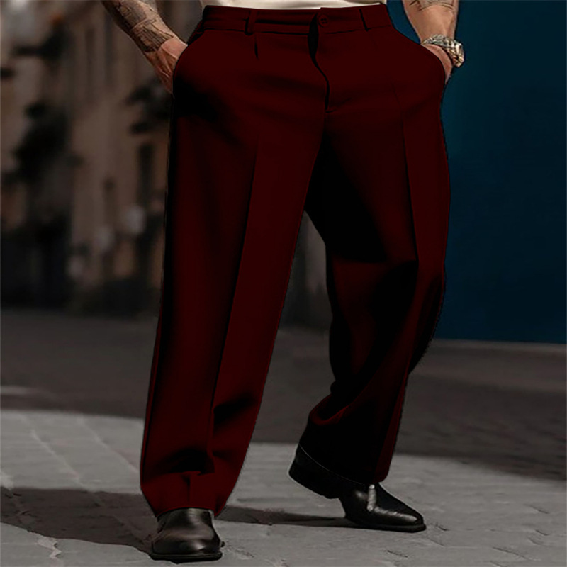FEDERICO™ | Pantaloni con Pieghe Frontali e Gamba Larga