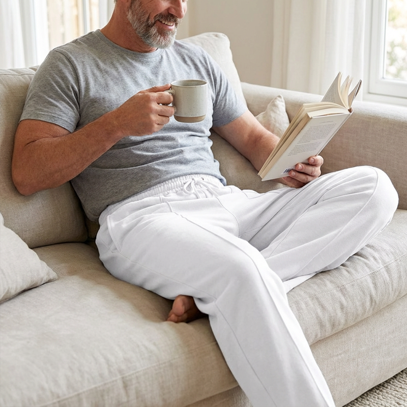 FEDERICO™ | Pantaloni con elastico in vita e coulisse