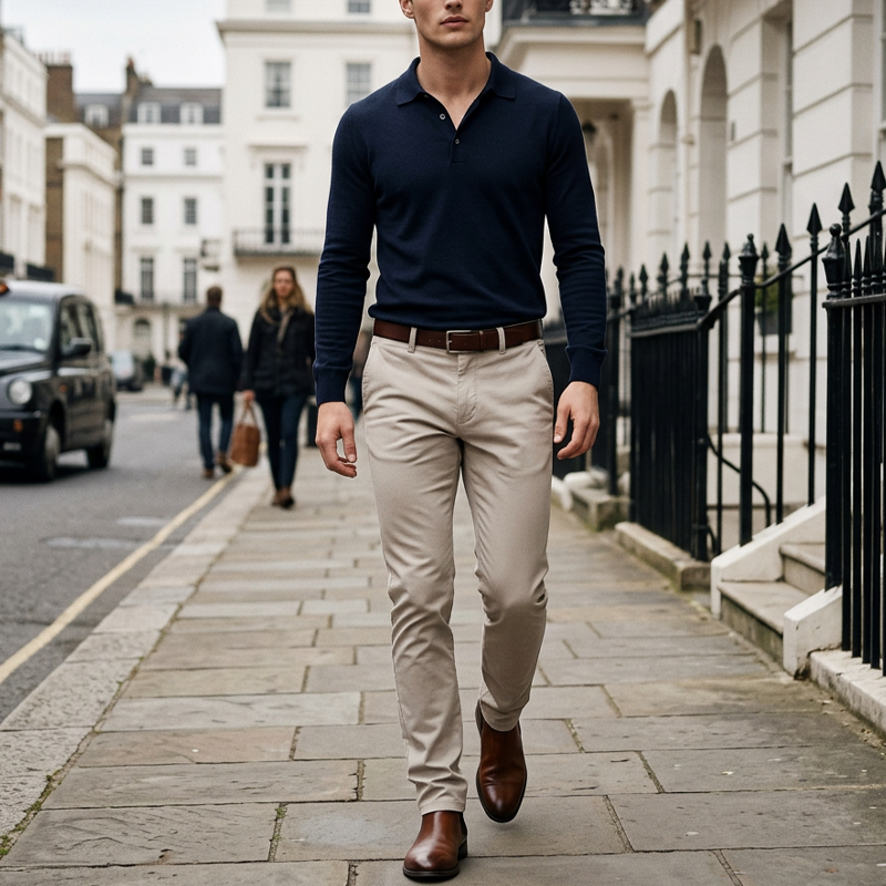FEDERICO™ | Pantaloni da uomo elasticizzati dalla vestibilità affusolata