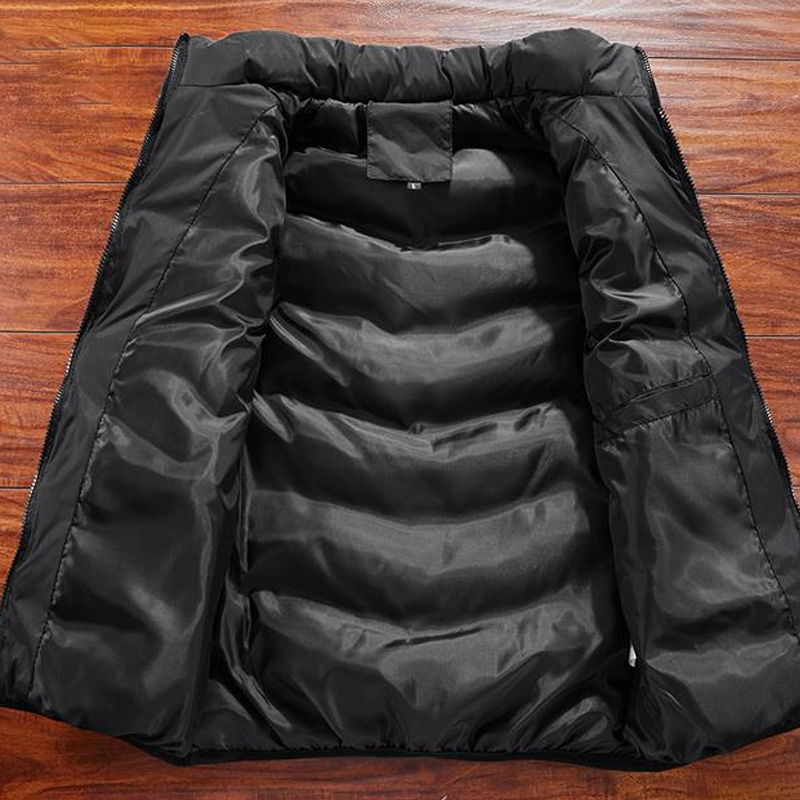 FEDERICO™ | Gilet trapuntato da uomo con collo alto