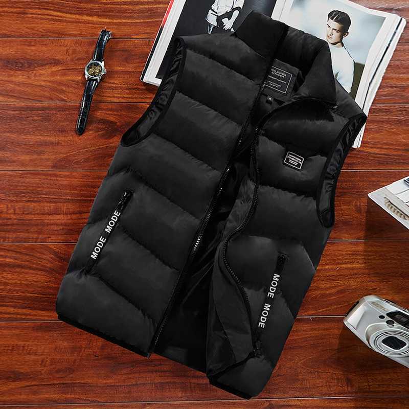 FEDERICO™ | Gilet trapuntato da uomo con collo alto