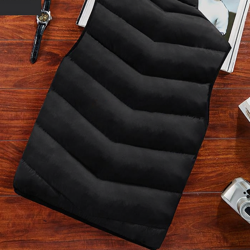 FEDERICO™ | Gilet trapuntato da uomo con collo alto