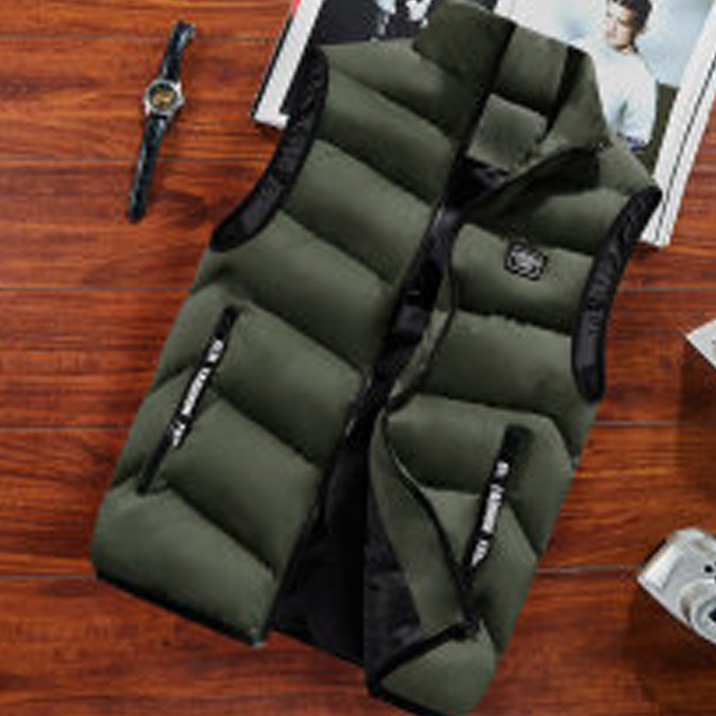 FEDERICO™ | Gilet trapuntato da uomo con collo alto