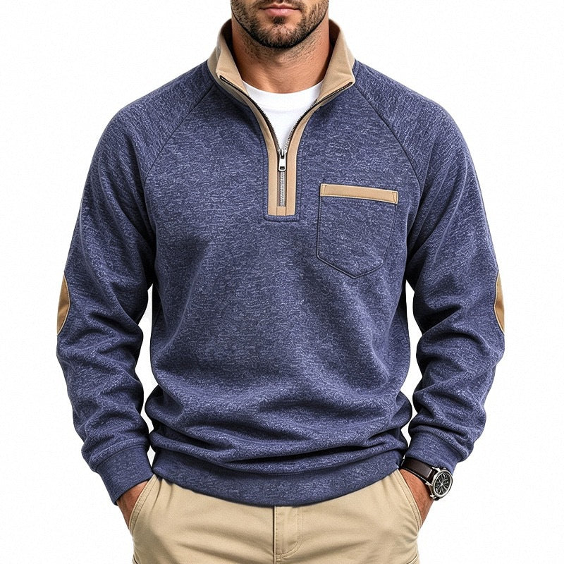 FEDERICO™ | Pullover da uomo con mezza zip e fodera calda