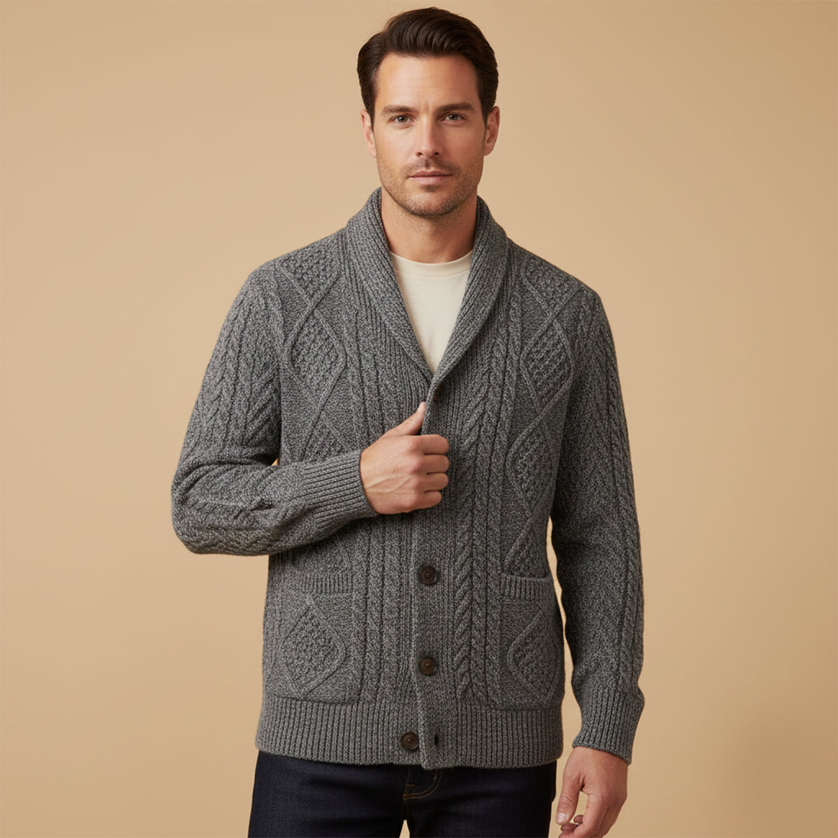 FEDERICO™ | Cardigan con bottoni frontali