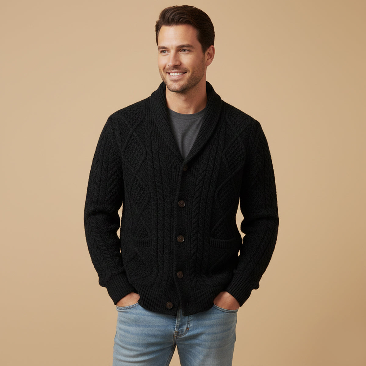 FEDERICO™ | Cardigan con bottoni frontali