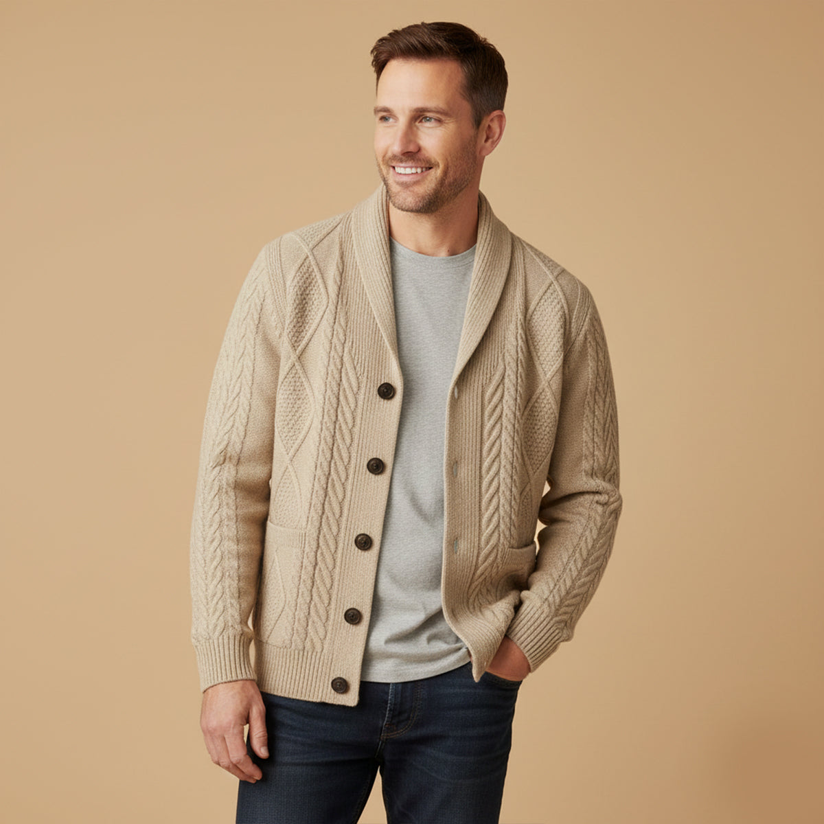 FEDERICO™ | Cardigan con bottoni frontali