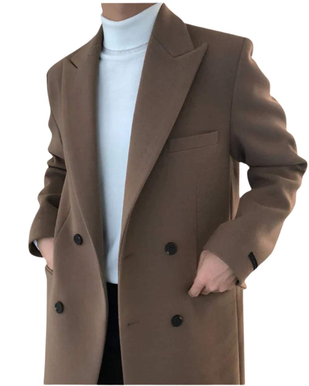 FEDERICO™ | Cappotto in lana doppiopetto