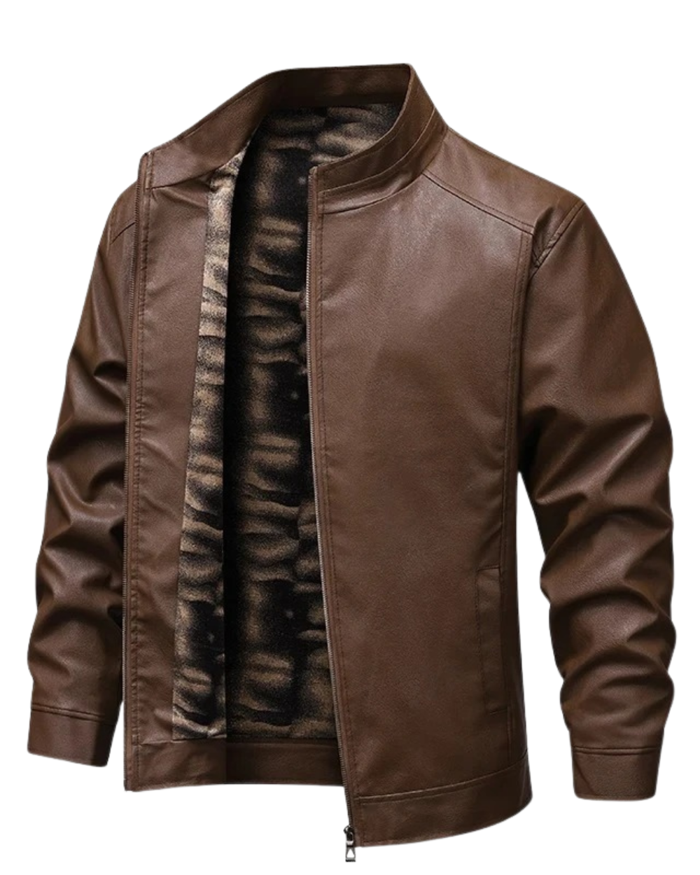 FEDERICO™ | Giacca in pelle uomo vintage – fodera in pile