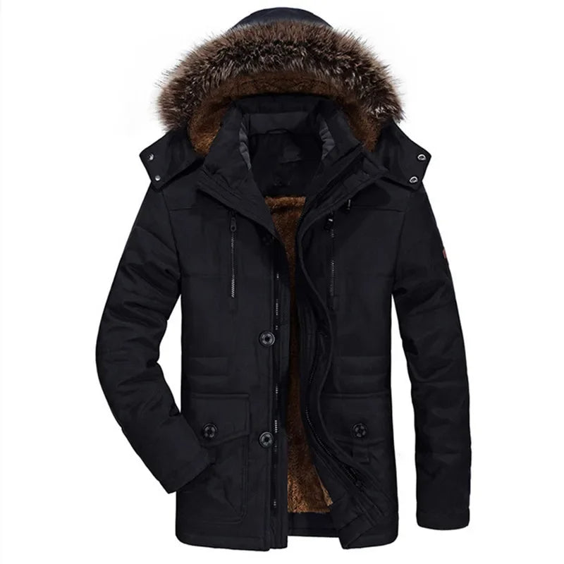FEDERICO™ | Giacca invernale con cappuccio in cotone